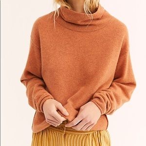 Free people cozy cashmere turtle neck